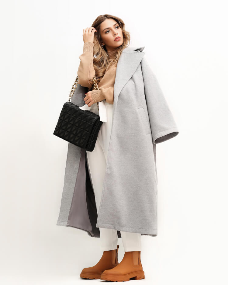 Winter Wrap Wool Coat