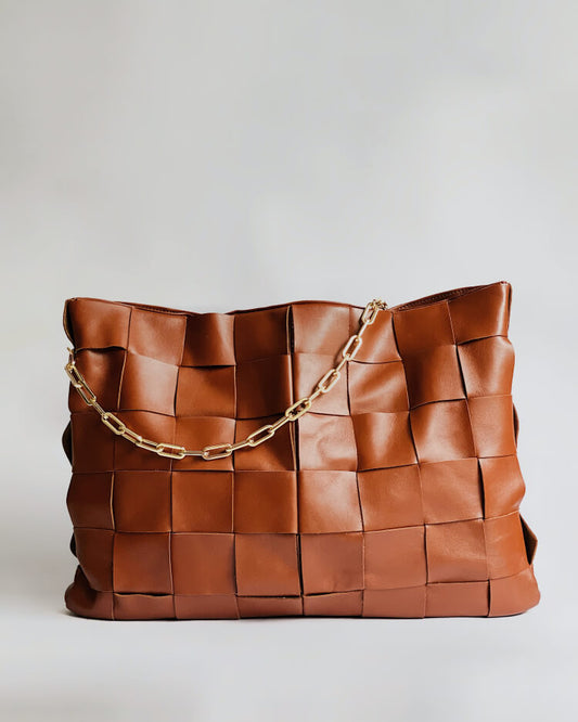 Brown Leather Handbag