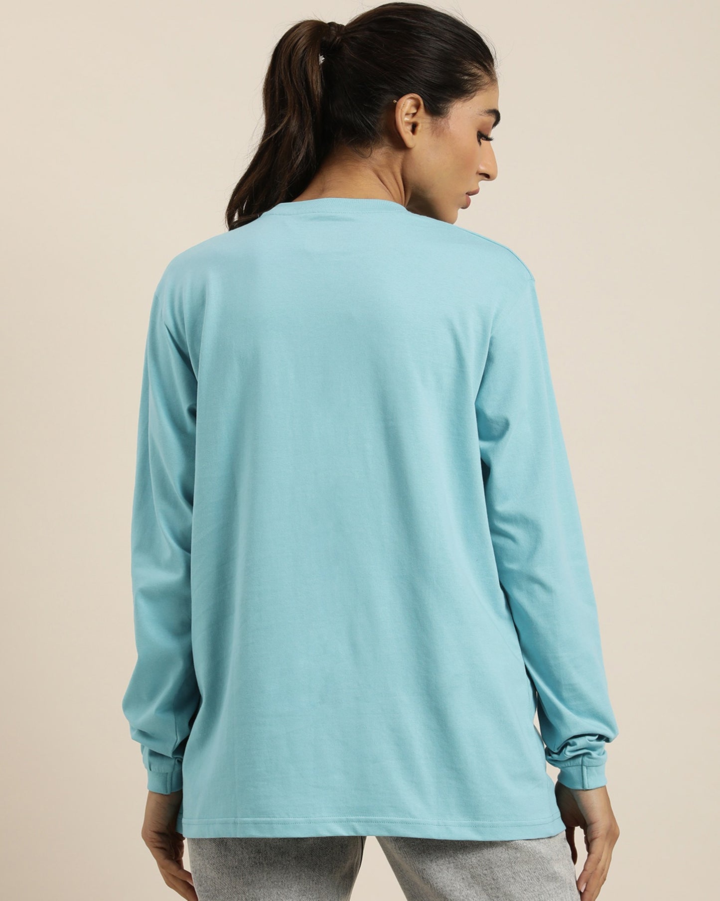 Light Green Round Neck Tshirt