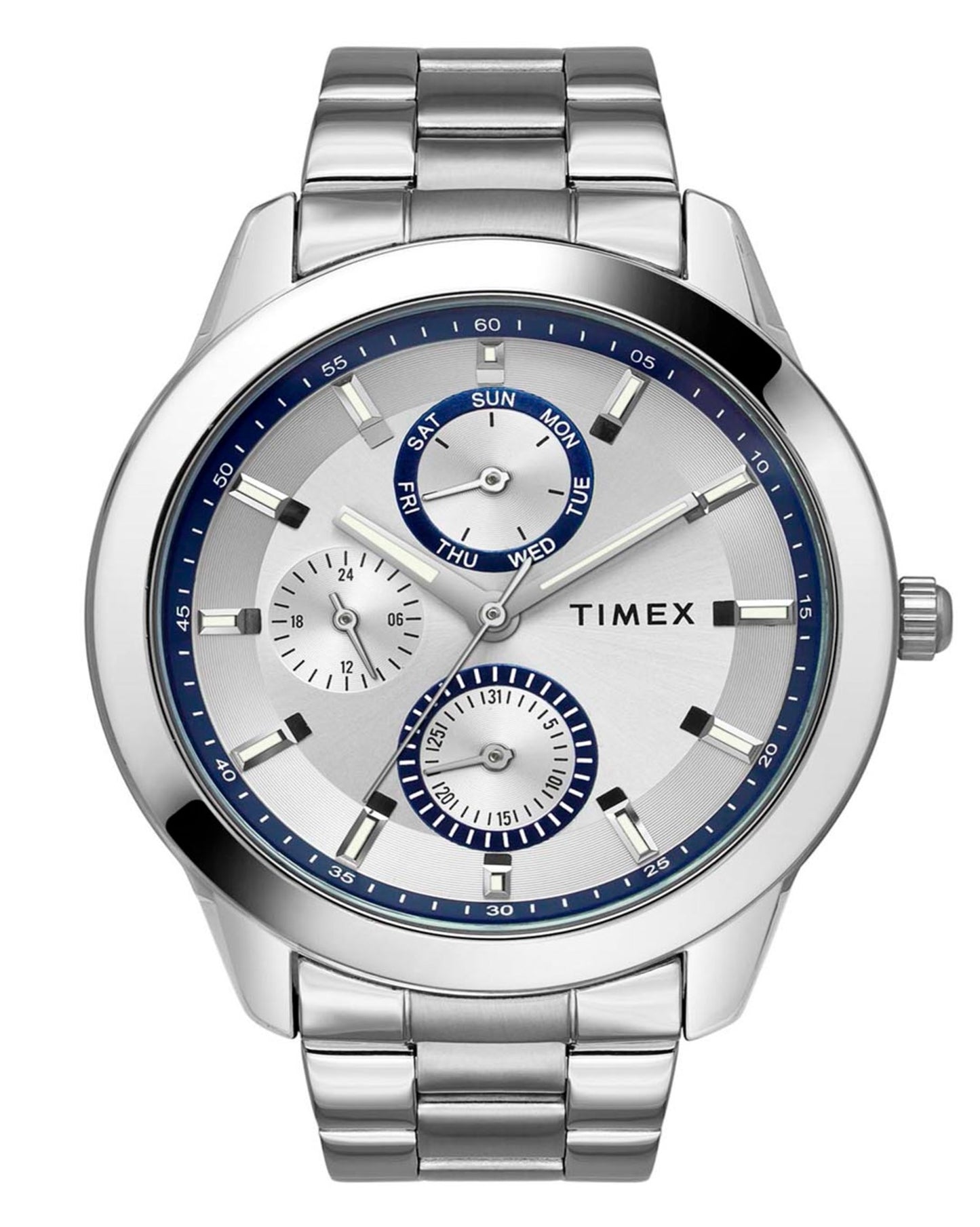 Silver Dial Watch For Men