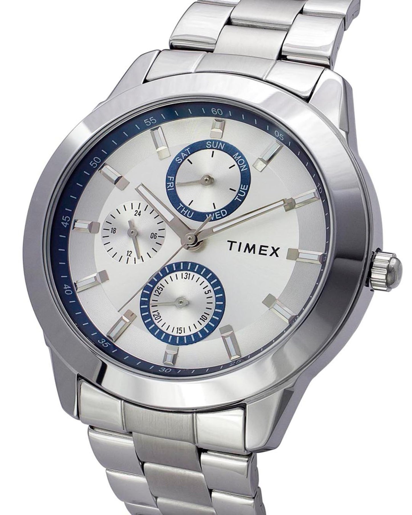 Silver Dial Watch For Men