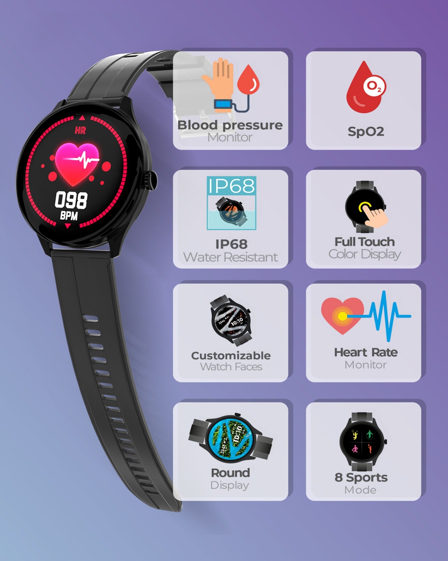 Smartwatch discount circle shape